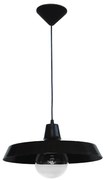Φωτιστικό Οροφής Μονόφωτο Heronia Us-Gas 31-0094 Black