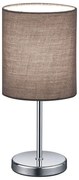 Φωτιστικό Επιτραπέζιο Jerry R50491011 1xE14 40W Φ13cm 28cm Grey RL Lighting Μέταλλο,Ύφασμα