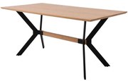 Τραπέζι Τραπεζαρίας  Fylliana Φυσικό 140x70x75 εκ.