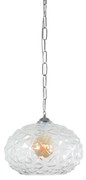 Φωτιστικό Οροφής 877-30 CHLOE Φ30, TRASPARENT GLASS PENDANT E1 - 77-4379 - 51W - 100W - 77-4379