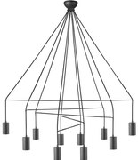 Φωτιστικό Οροφής Imbria X 9680 Black Nowodvorski Μέταλλο