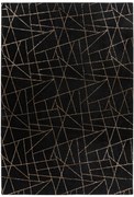 Χαλί Bijou 125 Black-Gold Me Gusta 160X230cm