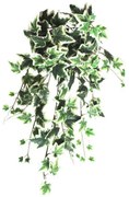 Τεχνητό Κρεμαστό Φυτό Κισσός 00-00-1568 90cm Green-White Marhome Synthetic