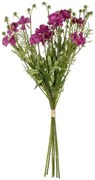 Τεχνητό Μπουκέτο Chrysanthemum 21329 50cm Purple GloboStar Ύφασμα