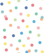 Παιδική Ταπετσαρία Τοίχου Colours M51910 Λευκή 53 cm x 10 m