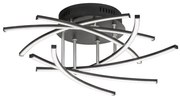 Φωτιστικό Οροφής LED Μαύρο Visby 21290 Fischer Honsel-21290-Μαύρο 21290
