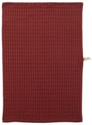 Ποτηρόπανο Πικέ (45x68) Nef-Nef Homeware Wafflow Μπορντώ