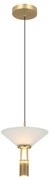 Κρεμαστό Φωτιστικό Οροφής 21cm LED 10W IP20 3000K Zambelis-23199-Χρυσό 23199