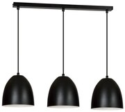 Κρεμαστό Φωτιστικό Οροφής 3xE27 Ατσάλι LENOX Made in Poland Emibig-391/3-Μαύρο-Λευκό 391/3