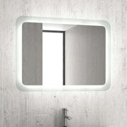 Καθρέπτης Ορθογώνιος Mε Φωτισμό Led Adel ADEL100 100x60x4cm White Karag Crystal