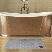 Ταπέτο Μπάνιου 2579 Grey Greenwich Polo Club 60Χ90 60x90cm 100% Βαμβάκι