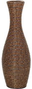 Βάζο 374-225-613 70cm Natural-Black Rattan,Τεχνόδερμα