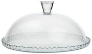 Click Τουρτιέρα Pasabahce Γυάλινη Φ32x11cm Διάφανη 6-60-672-0034
