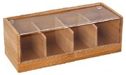 Κουτί Για Τσάι 4 Θέσεων (29x13x10) Espiel XYX109