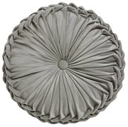 Βελουτέ Διακοσμητικό Μαξιλάρι (Φ40) Das Home Cushions 0251 Grey