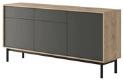 Μπουφές 21112-BS-B 154x84x39cm Natural-Anthracite Particle Board