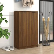 vidaXL Παπουτσοθήκη Καφέ Δρυς 59x35x100 εκ. από Επεξεργασμένο Ξύλο