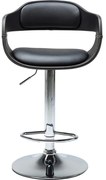 Σκαμπό Mπαρ Costa Black 49x49x107εκ - Μαύρο