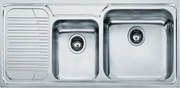 Franke New Infinito INX 621-N Λείος Νεροχύτης Ιnox Ποδιά αριστερά 90cm