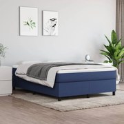 ΚΡΕΒΑΤΙ BOXSPRING ΜΕ ΣΤΡΩΜΑ ΜΠΛΕ 140X200 ΕΚ. ΥΦΑΣΜΑΤΙΝΟ 3144429