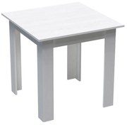Τραπέζι Manka I 361-000005 80x80x77cm White