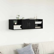vidaXL Ράφι Τοίχου Μαύρη δρυς 140 x 41 x 75 εκ. Επεξεργασμένο ξύλο