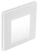 Φωτιστικό Τοίχου Χωνευτό Bit 269023 6,5x7cm LED 2W White Ideal Lux