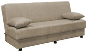Kαναπές κρεβάτι Romy 3θέσιος ύφασμα μπεζ 190x90x80εκ 100-03487