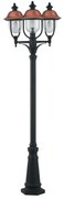Φωτιστικό Δαπέδου Venezia LANT-VENEZIA-P3 3xE27 60W 65x230cm Black-Copper Intec