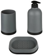Αξεσουάρ Μπάνιου (Σετ 3τμχ) F-V Grey 160873A