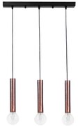 Φωτιστικό Οροφής Τρίφωτο Heronia Minimal 34-0202 Copper