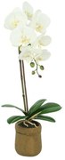 Τεχνητό Φυτό Σε Κασπώ Ορχιδέα 013.816587 45cm White-Multi
