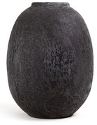 Κεραμικό Διακοσμητικό Βάζο Siso Nic Black Spot Gray Small (22x22x31) Soulworks 0630060