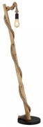 Επιδαπέδιο Φωτιστικό Ε27 Καφέ Ξύλο Ulley 69029S Globo Lighting 69029S Καφέ