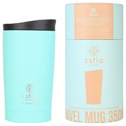 Θερμός Travel Mug Save The Aegean 350ml Bermuda Green 7.5x7.5x14.5cm