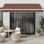 Τέντα Πτυσσόμενη Αυτόματη Καφέ 350x250 εκ. 3310205