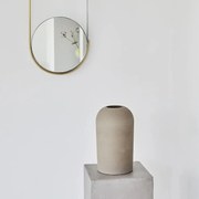Βάζο, Dome, Medium, Ø15XH26CM, Γκρεζ, Τερακότα, KRISTINA DAM studio