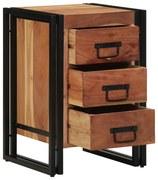 vidaXL Κομοδίνο 40x40x59 εκ Μασίφ ξύλο ακακίας