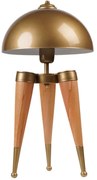 Φωτιστικό Επιτραπέζιο 534LUN5210 Φ25x50cm 1xE27 40W Gold-Oak Opviq