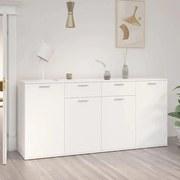 vidaXL Μπουφές Λευκός 160 x 36 x 75 εκ. από Μοριοσανίδα (2x805770)