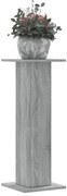 vidaXL Βάσεις Φυτών 2 Τεμ. Γκρι Sonoma 30x30x80 εκ. Επεξεργασμένο Ξύλο