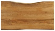 vidaXL Επιφάνεια Τραπεζιού 120x60x2,5 εκ. Live Edge Μασίφ Ξύλο Μάνγκο