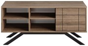 Έπιπλο Τηλεόρασης North 788DEC4036 130x58,6x38,6cm Walnut