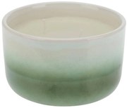 Αρωματικό Κερί Pepper CC5072110 Σε κεραμικό δοχείο 12 x 7 cm, πράσινο, σε άρωμα white rose jasmine.