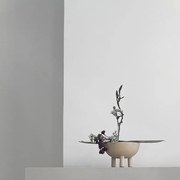 Duck Big Κεραμικό Διακοσμητικό Μπολ Μπεζ, L16xW16x11cm 101 COPENHAGEN