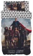 Σετ 3 Τεμαχίων Παιδικά Σεντόνια Justice League Warner Bros 165x250cm Μονή (165x250cm)