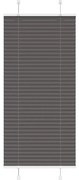 vidaXL Πλισέ περσίδα Μαύρο 55x100 cm Πλάτος υφάσματος 54,4 cm