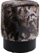 Stool Cherry Astoria Grey Black Ø36cm Limited - Γκρι