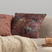 Διακοσμητικό Μαξιλάρι Βελουτέ (45x45) Nef-Nef Homeware Optasia Bordo