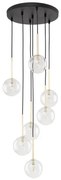 Κρεμαστό Φωτιστικό Οροφής 7xG9 6W IP20 Μαύρο Nilos 5362 TK Lighting-5362-Μαύρο 5362